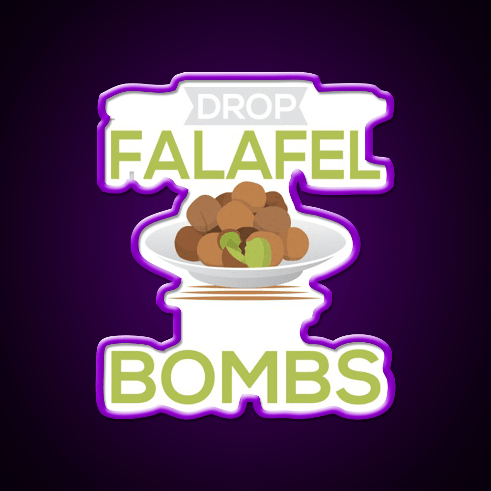Falafel Arabic Finger Food Snack Food Led Neon Sign Rgb Color - Shineneon