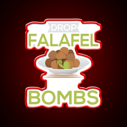 Falafel Arabic Finger Food Snack Food Led Neon Sign Rgb Color - Shineneon