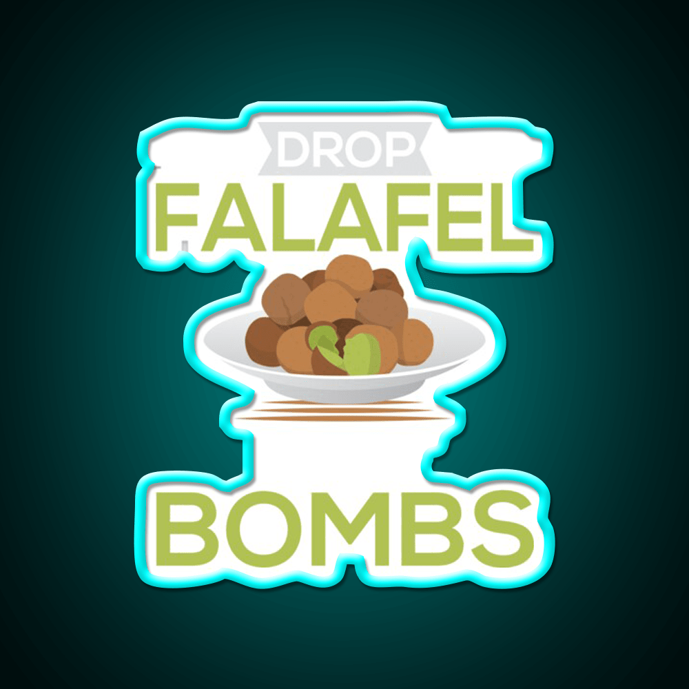 Falafel Arabic Finger Food Snack Food Led Neon Sign Rgb Color - Shineneon
