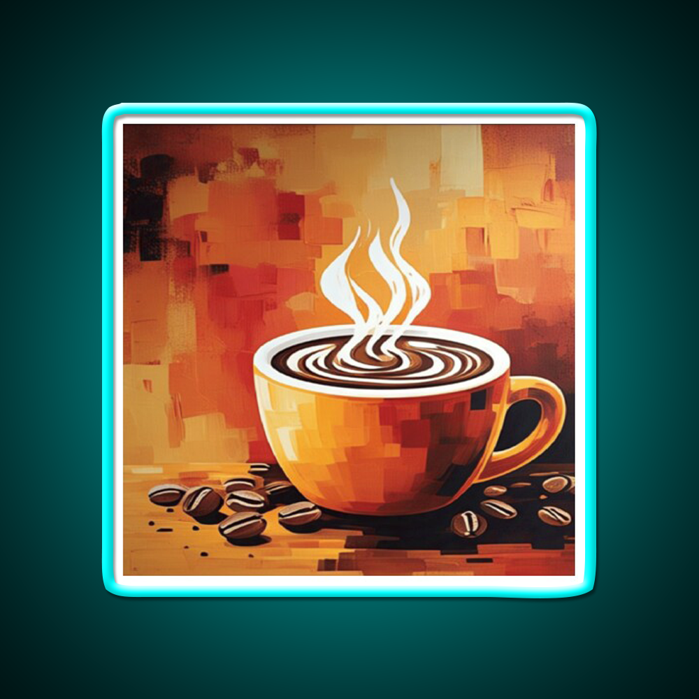 Fall In Love Cafe Led Neon Sign Espresso Bar Art Rgb Color