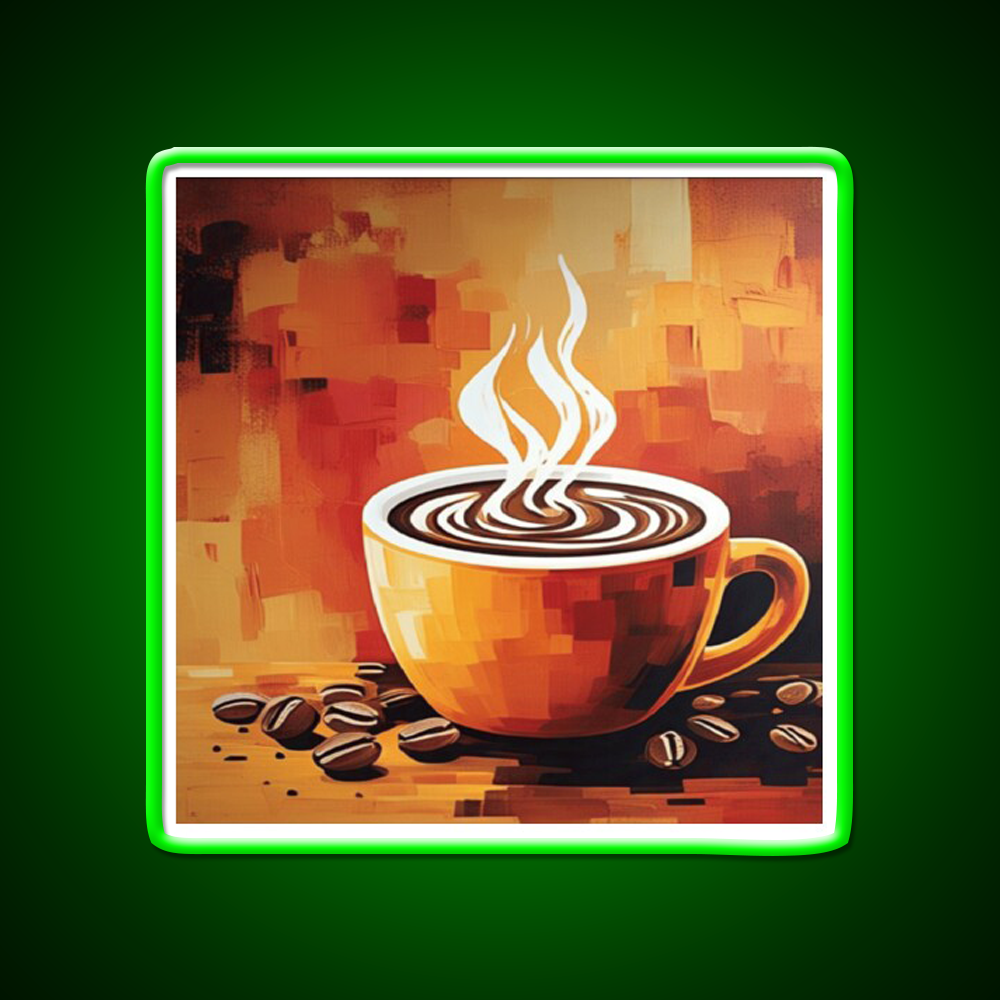 Fall In Love Cafe Led Neon Sign Espresso Bar Art Rgb Color