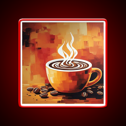 Fall In Love Cafe Led Neon Sign Espresso Bar Art Rgb Color