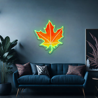 Fall Leaf Neon Signs Inexpensive Custom Neon Signs - Shineneon