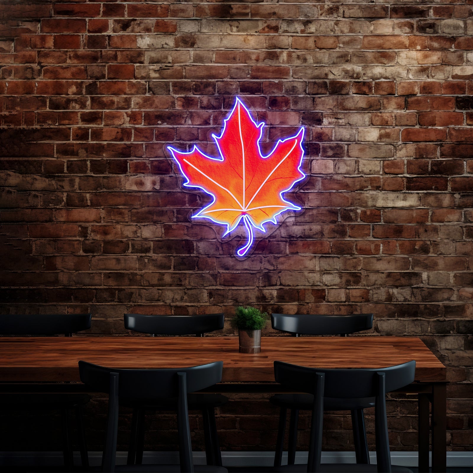 Fall Leaf Neon Signs Inexpensive Custom Neon Signs - Shineneon