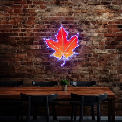 Fall Leaf Neon Signs Inexpensive Custom Neon Signs - Shineneon
