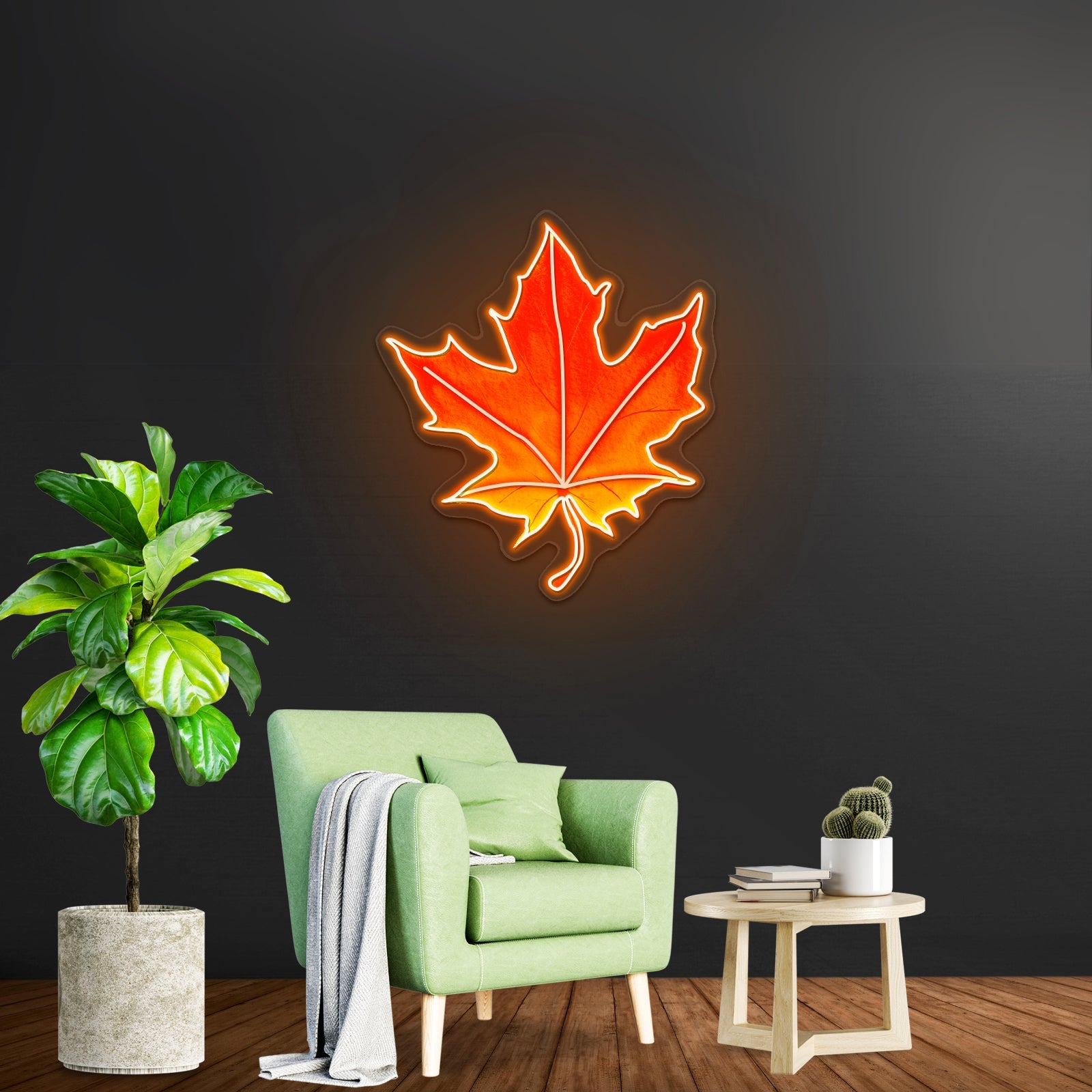 Fall Leaf Neon Signs Inexpensive Custom Neon Signs - Shineneon