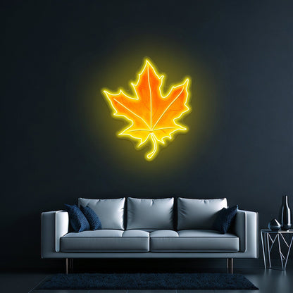 Fall Leaf Neon Signs Inexpensive Custom Neon Signs - Shineneon