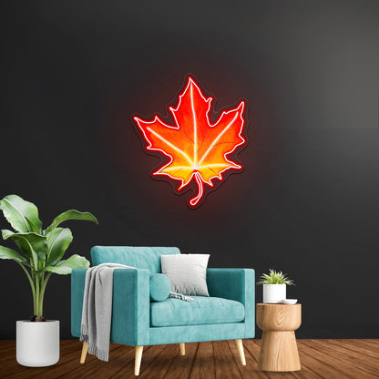 Fall Leaf Neon Signs Inexpensive Custom Neon Signs - Shineneon