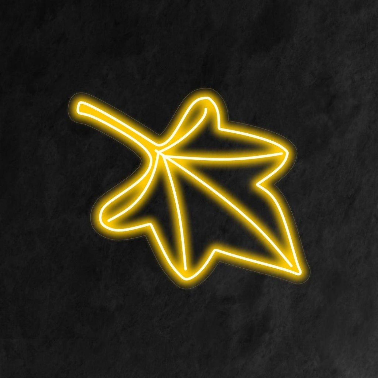 Fall Leaf Yellow Led Neon Sign For Home And Cafe Decor | Shineneon