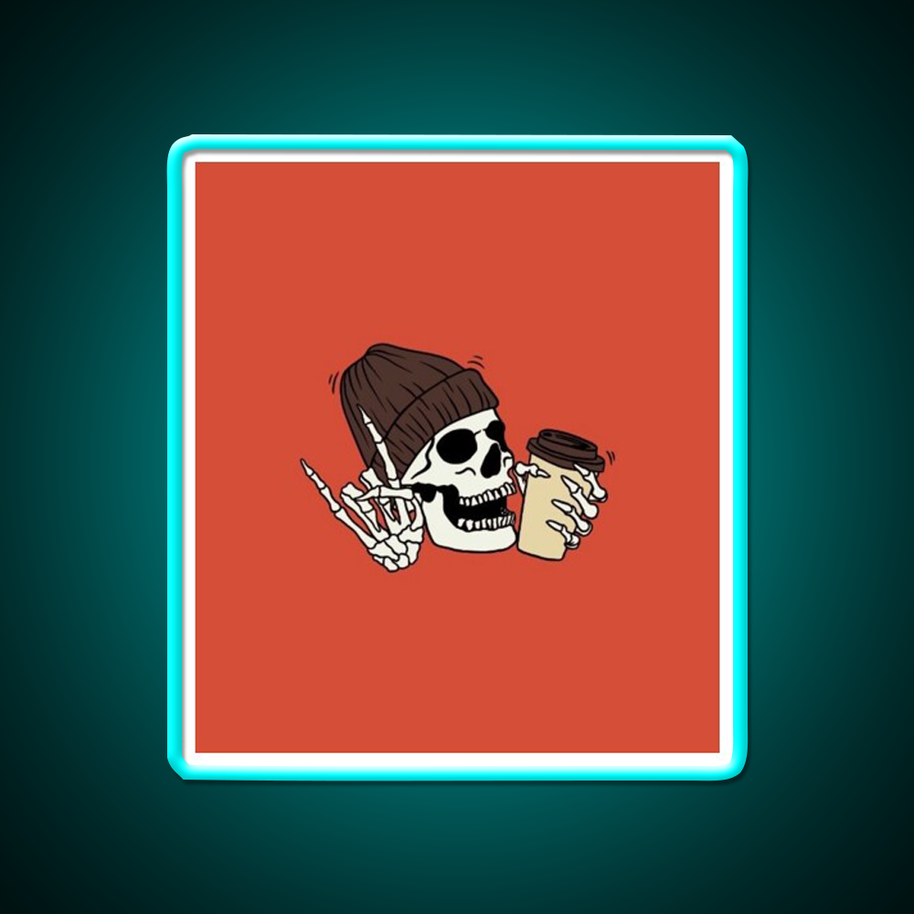 Fall Vibes Cafe Led Neon Sign Espresso Bar Art For Coffee Shop Rgb Color