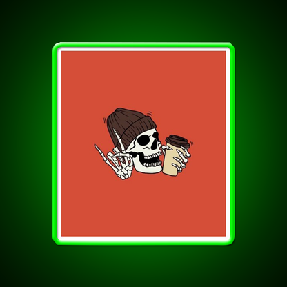 Fall Vibes Cafe Led Neon Sign Espresso Bar Art For Coffee Shop Rgb Color