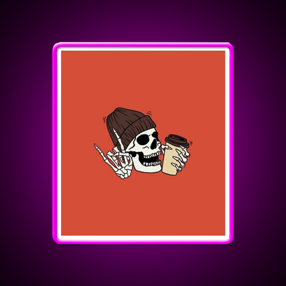 Fall Vibes Cafe Led Neon Sign Espresso Bar Art For Coffee Shop Rgb Color