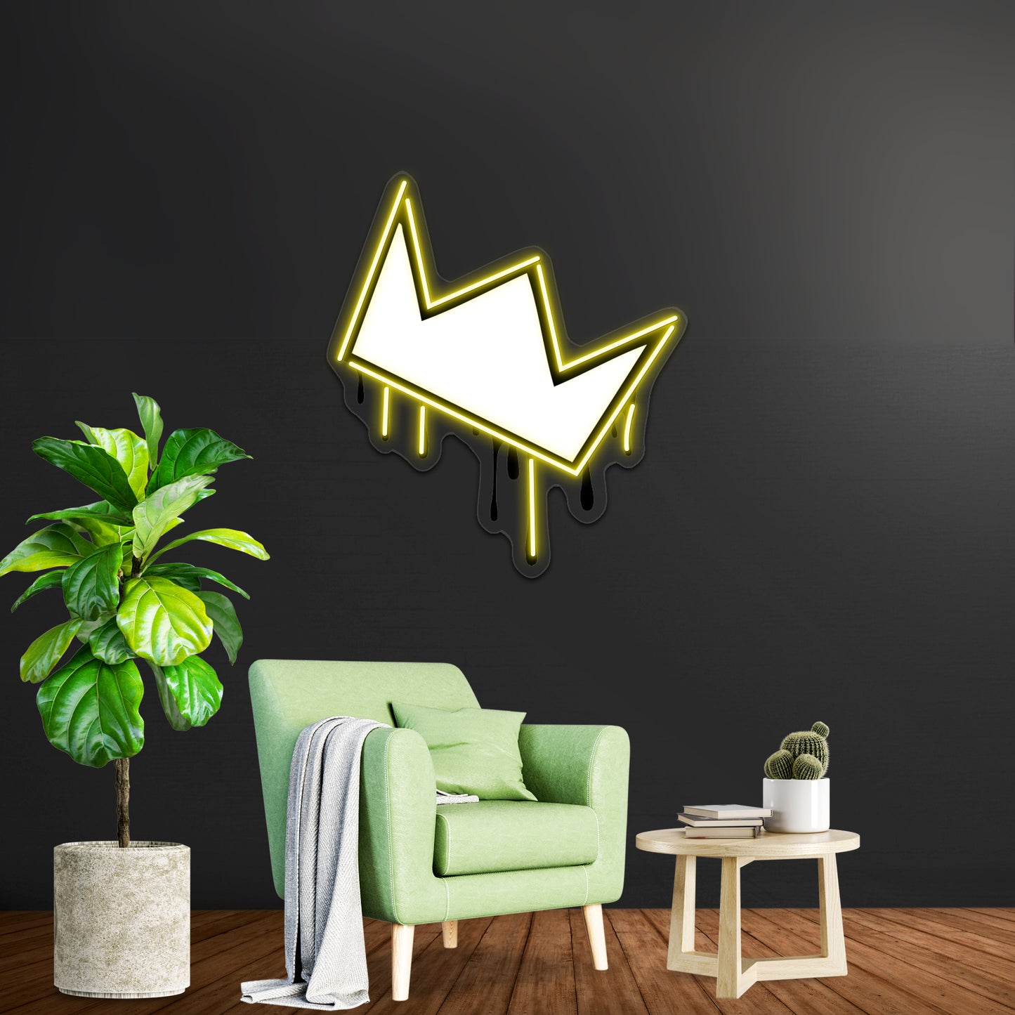 Fallen King Artwork Custom Neon Led Sign