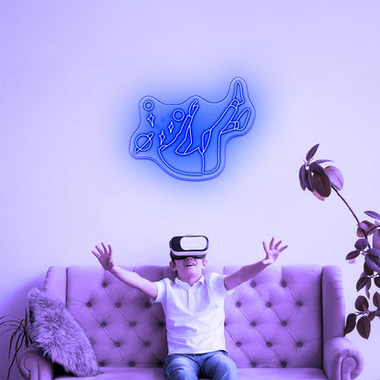 Feeline Astronaut Chilling Led Neon Sign Light Custom Led Signs