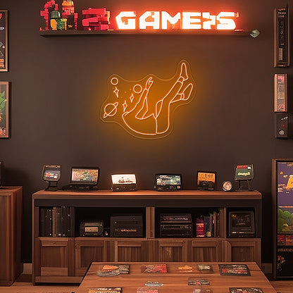 Feeline Astronaut Chilling Led Neon Sign Light Custom Led Signs