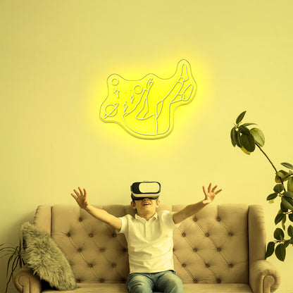 Feeline Astronaut Chilling Led Neon Sign Light Custom Led Signs