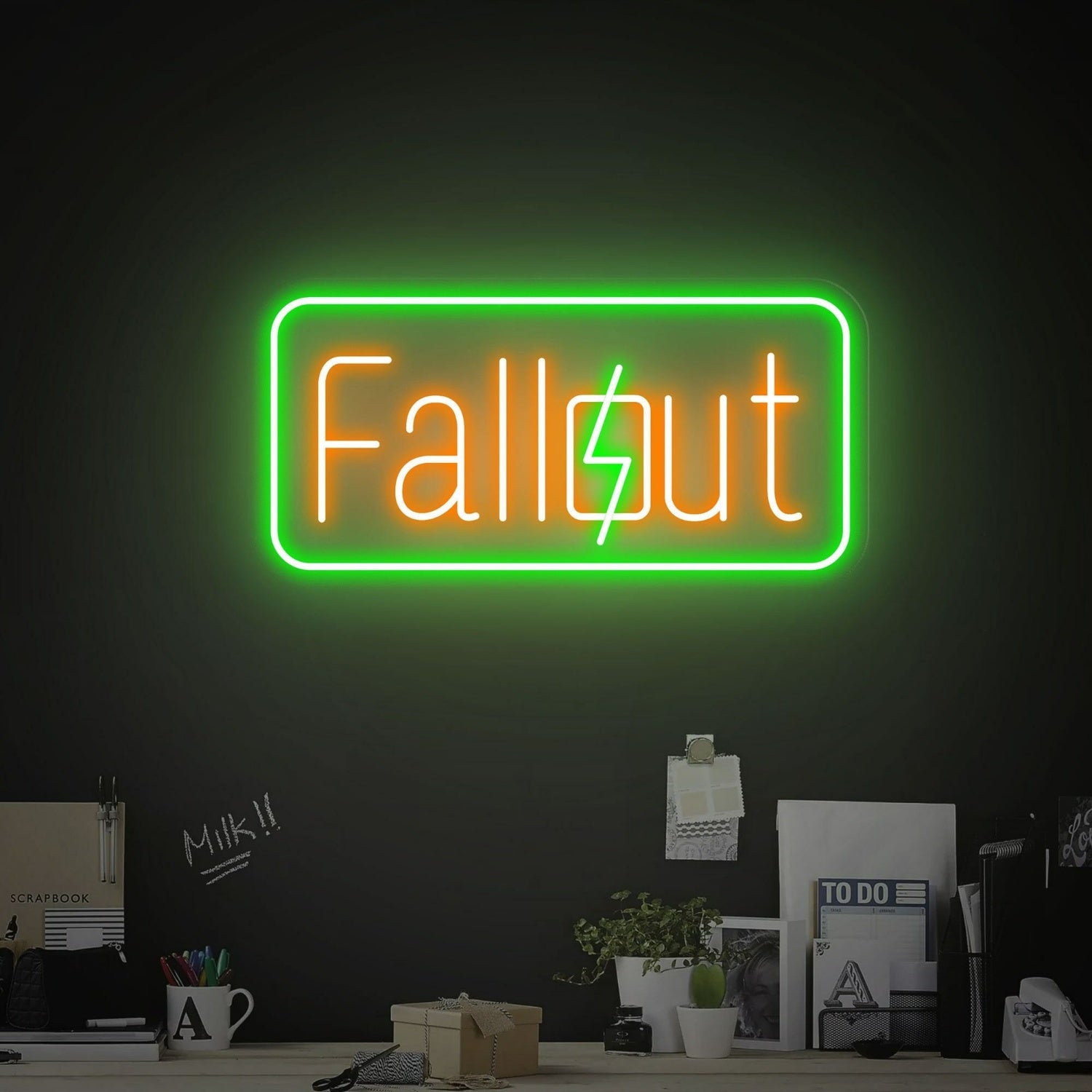 Fallout Led Neon Sign Size | Shineneon