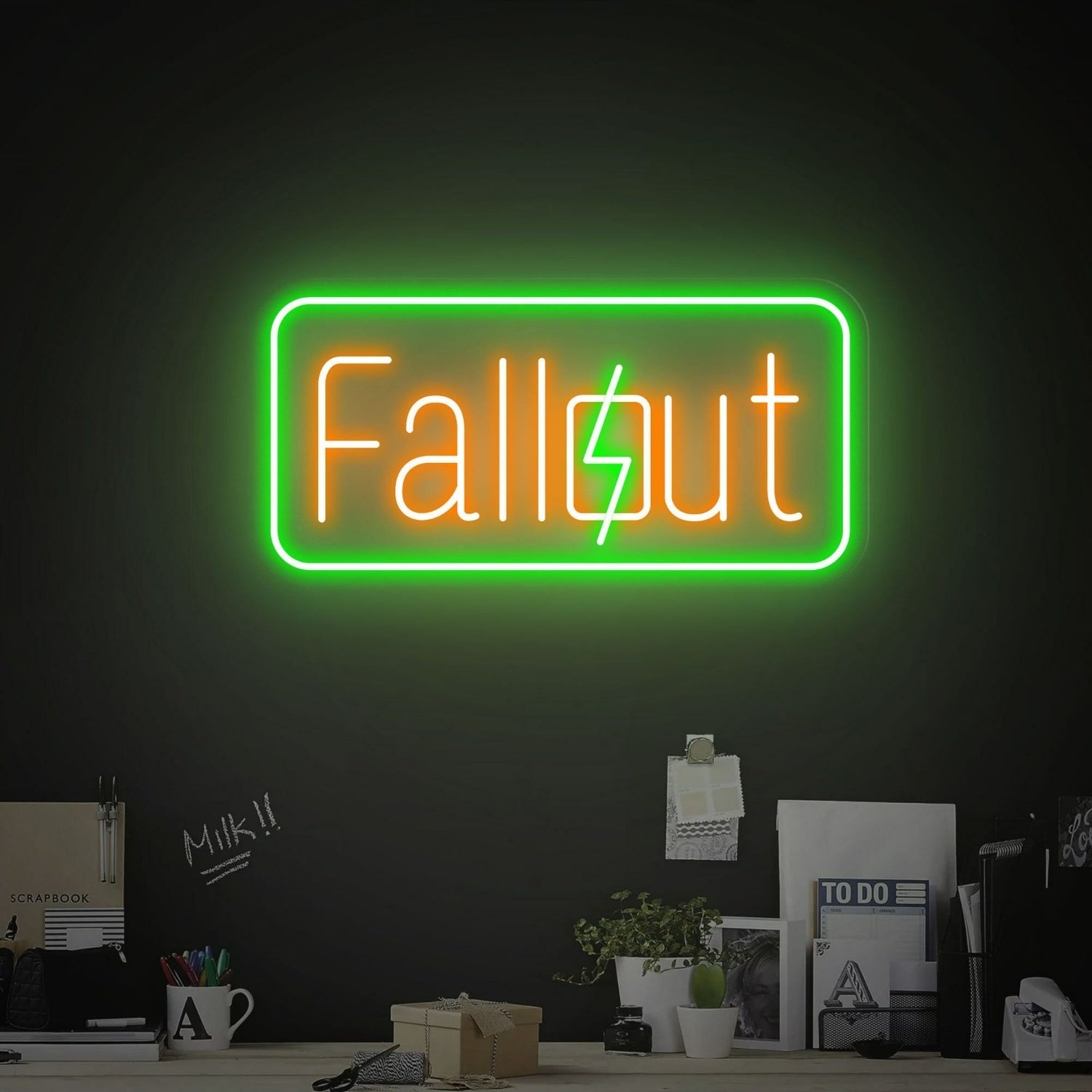 Fallout Led Neon Sign Size - Shineneon