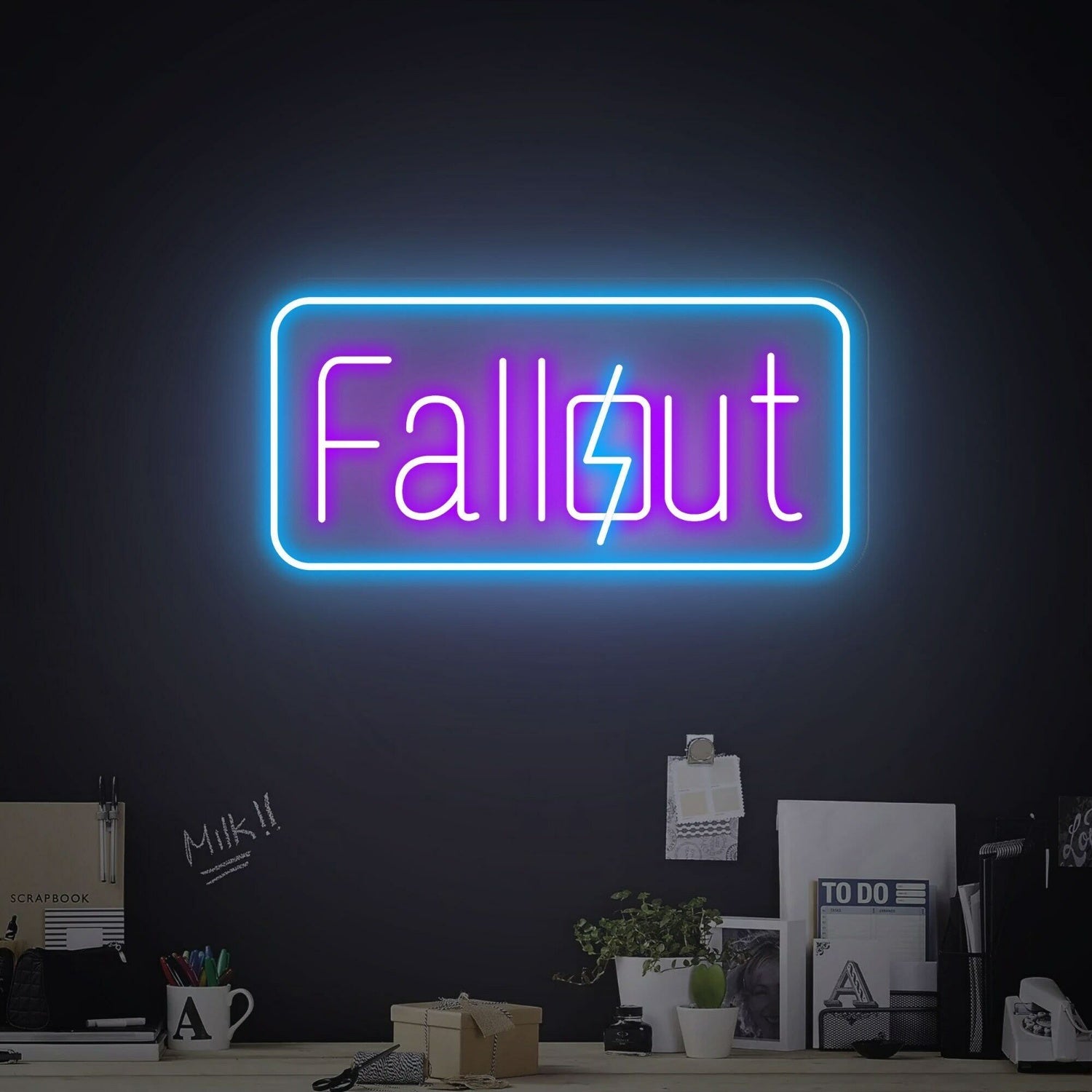 Fallout Led Neon Sign Size - Shineneon