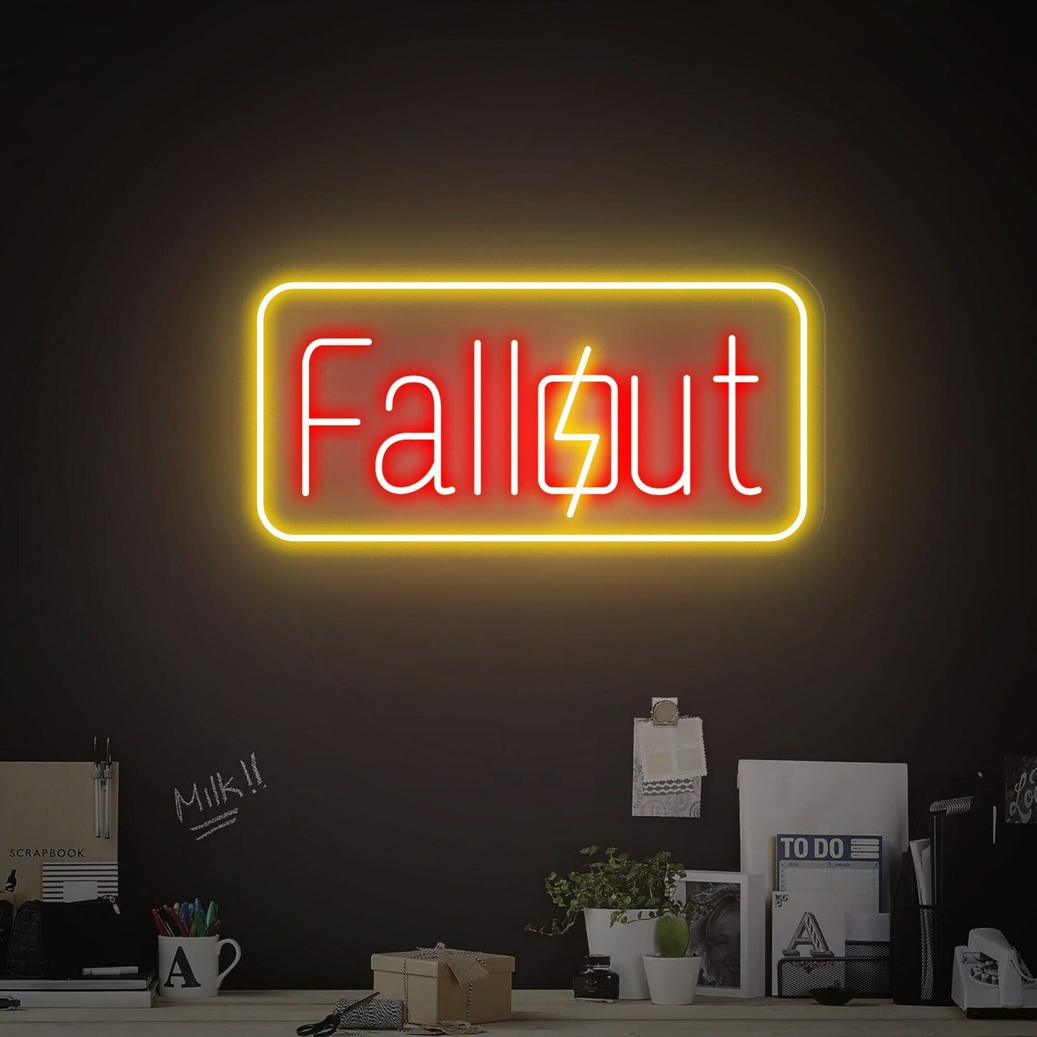 Fallout Led Neon Sign Size - Shineneon