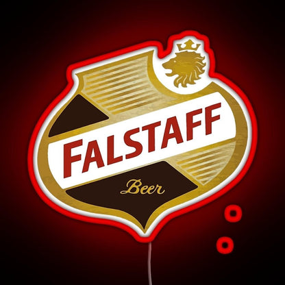 Falstaff Beer Shield Beer Retro Vintage Rgb Led Neon Sign Pop Wall Art - Shineneon
