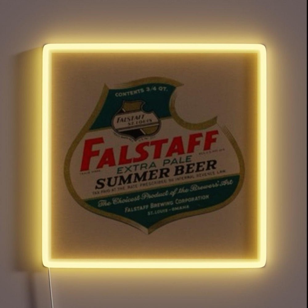 Falstaff Extra Pale Summer Beer Rgb Led Neon Sign - Shineneon