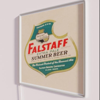 Falstaff Extra Pale Summer Beer Rgb Led Neon Sign - Shineneon