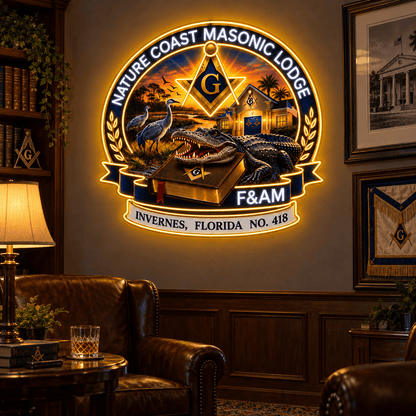 F&AM Custom LED Neon Sign - Shineneon