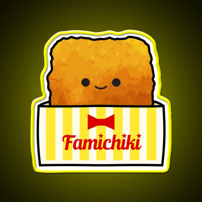 Famichiki Japanese Konbini Fried Chicken Snack Food Led Neon Sign Rgb Color - Shineneon