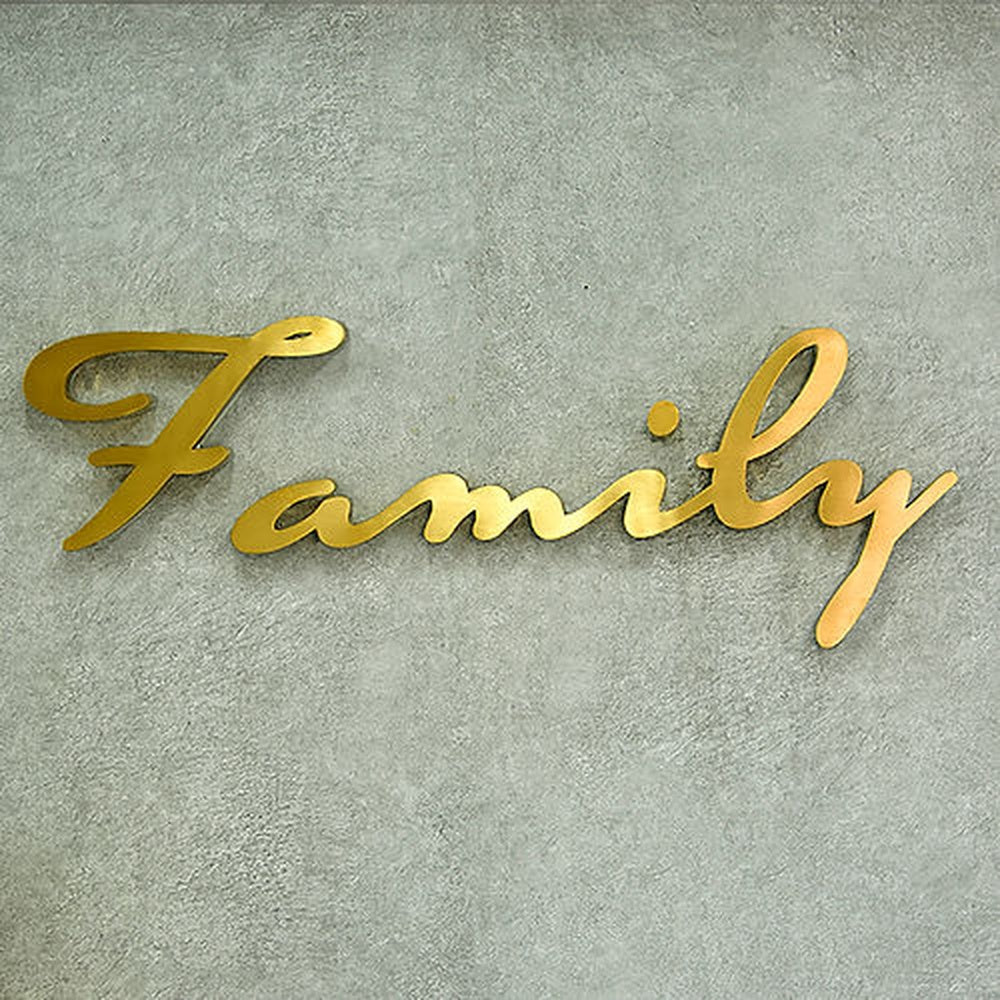 Family 3D Backlit Channel Letters Led Light Sign - Shineneon
