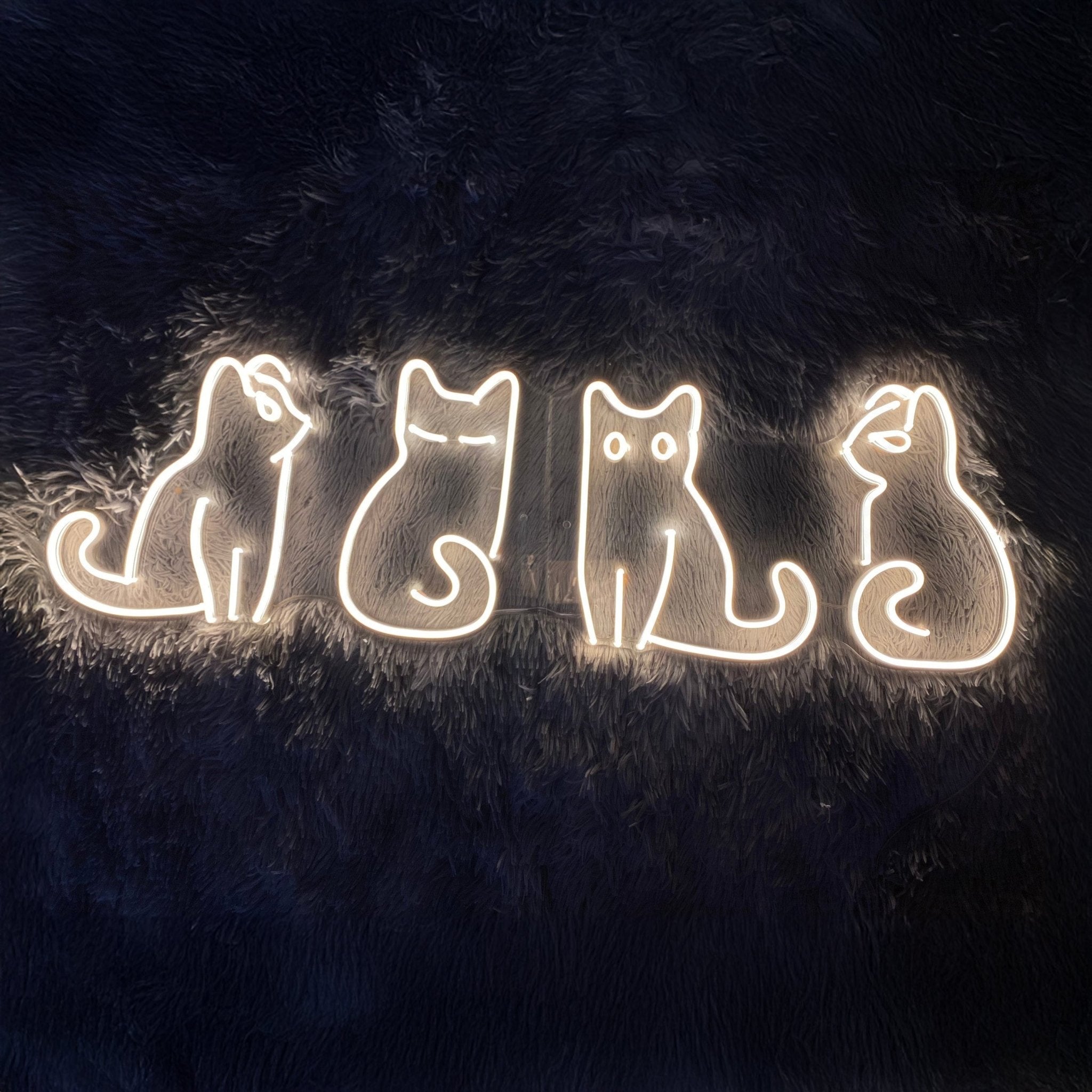 Family Cats Led Sign - Shineneon