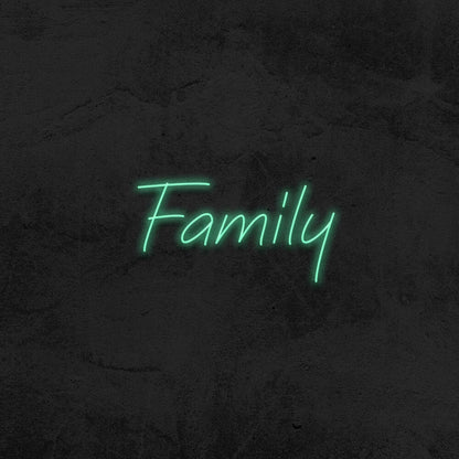 Family Led Neon Sign - Shineneon