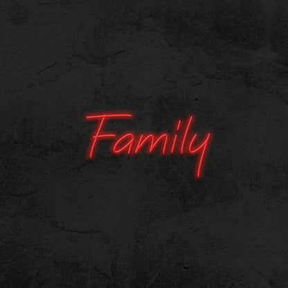 Family Led Neon Sign - Shineneon