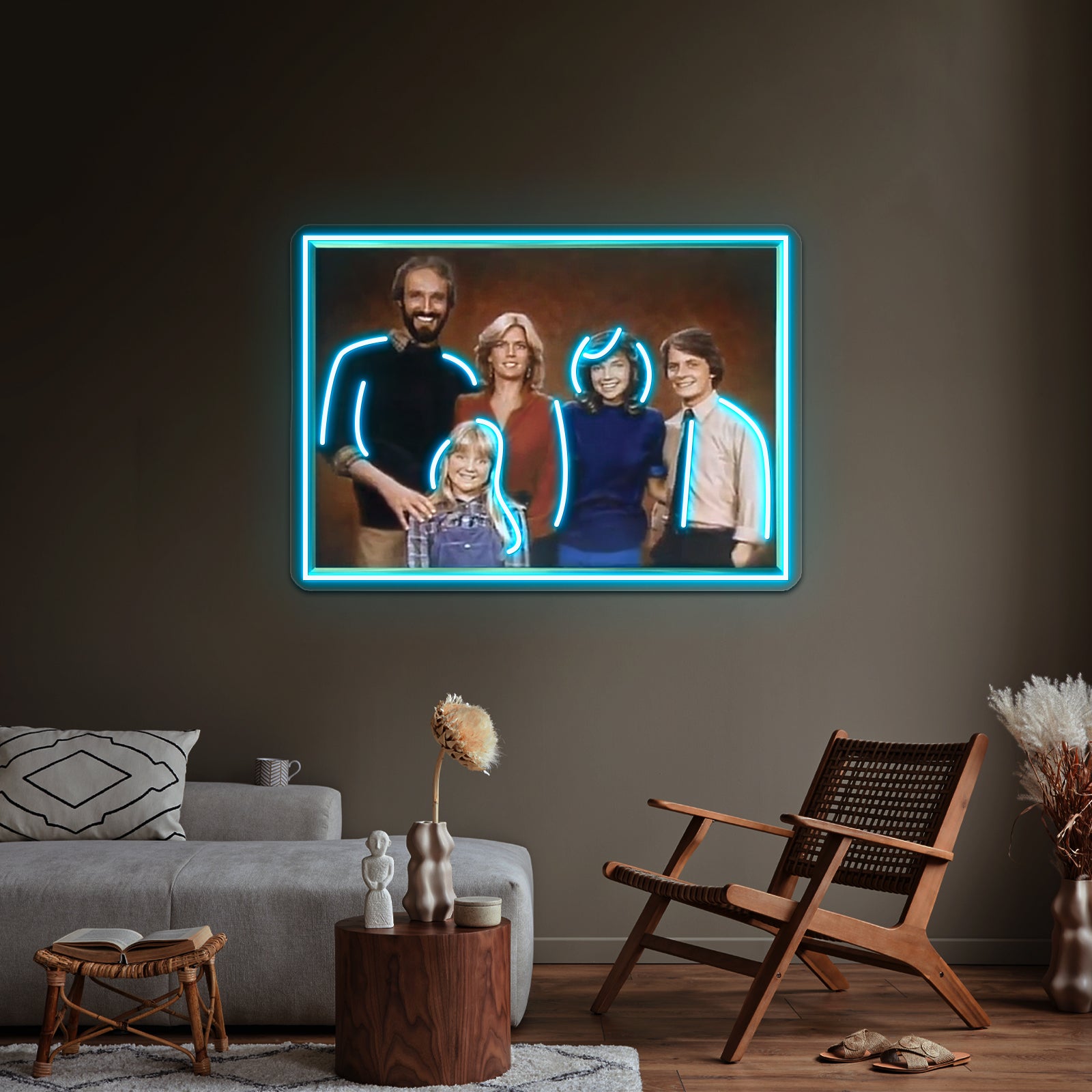 Family Ties Artwork Custom Neon Led Sign | Shineneon