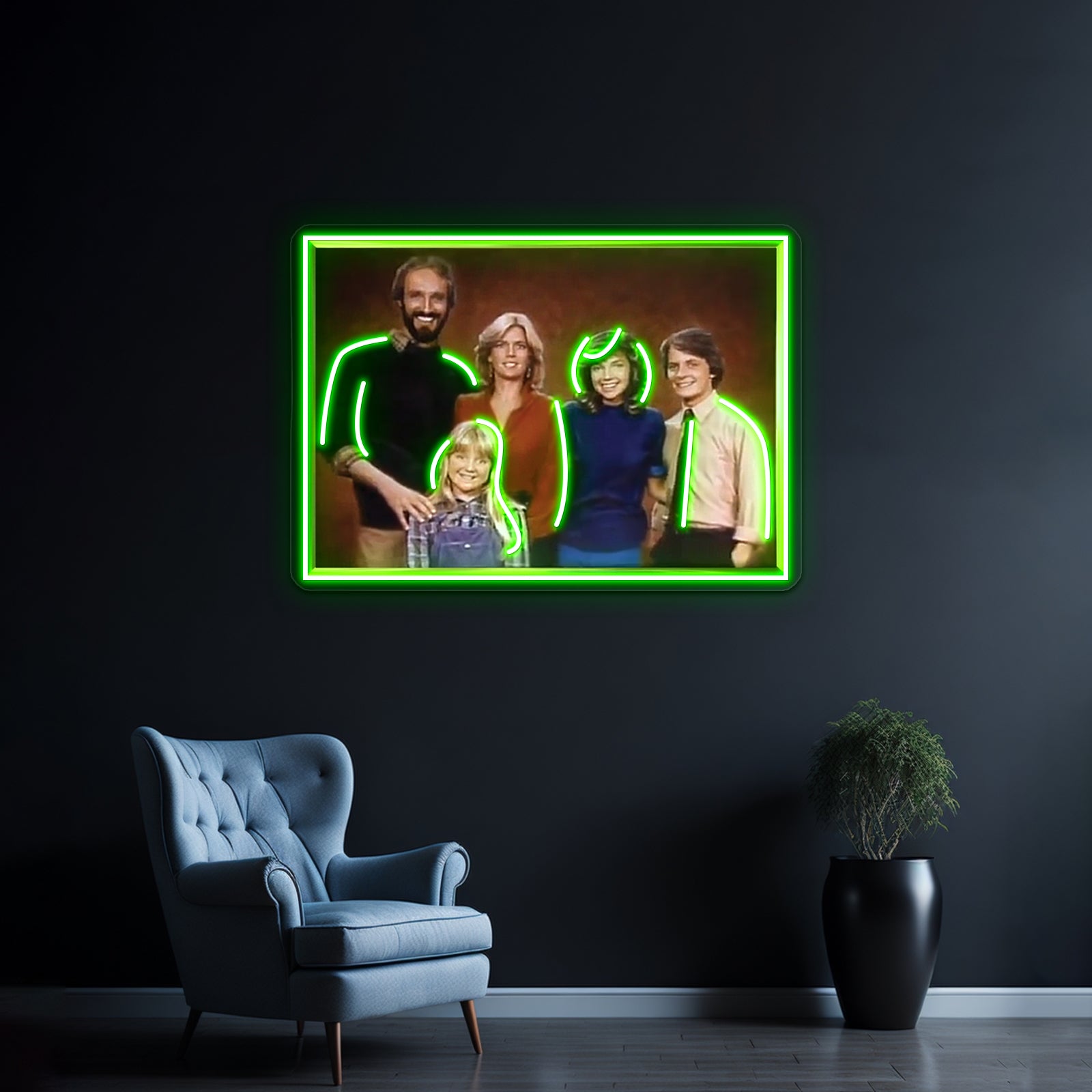 Family Ties Artwork Custom Neon Led Sign | Shineneon