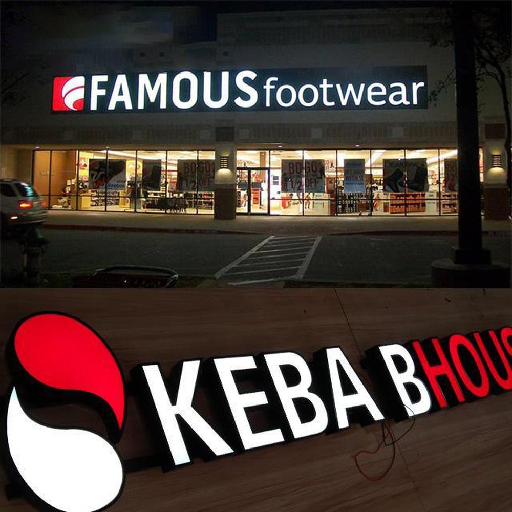 Famous Footwear 3D Frontlit Letters Metal Led Sign - Shineneon