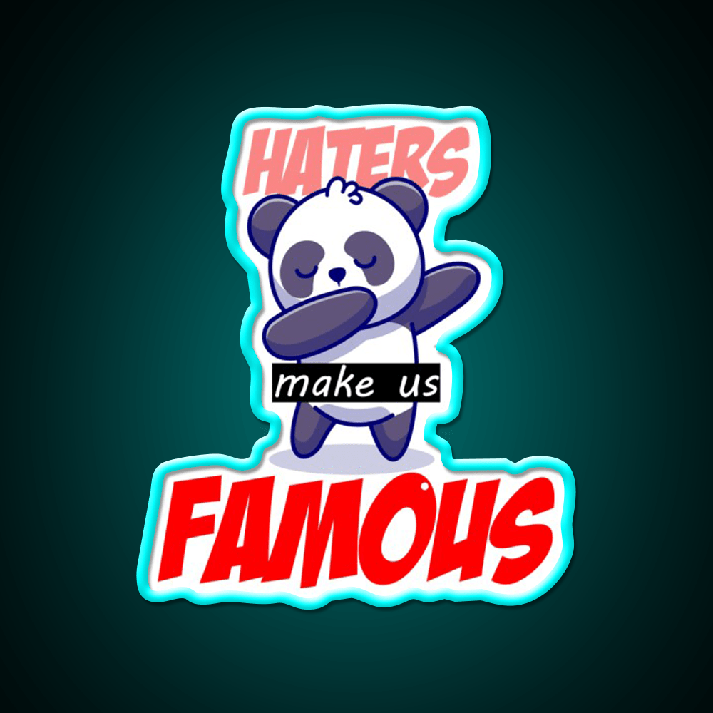 Famous Panda Asian Cultural Led Neon Sign Rgb Color - Shineneon