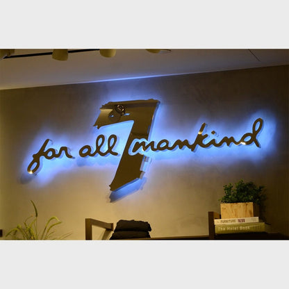 Fan All Mankind 3D Backlit Channel Letters Led Light Sign - Shineneon