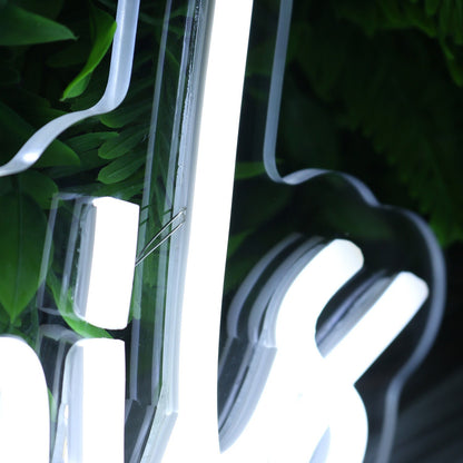 Fancy Girl Nails White Led Neon Sign - Shineneon