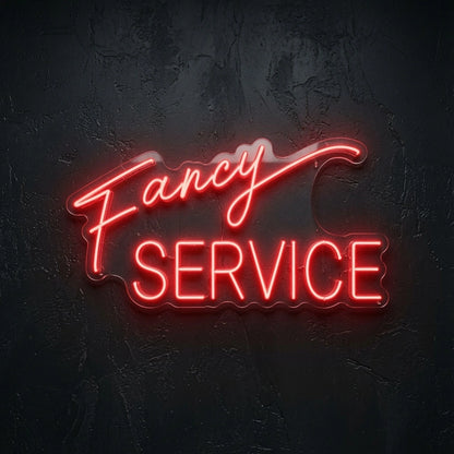 Fancy Service Business LED Neon Sign - 02 High-Converting Product Image