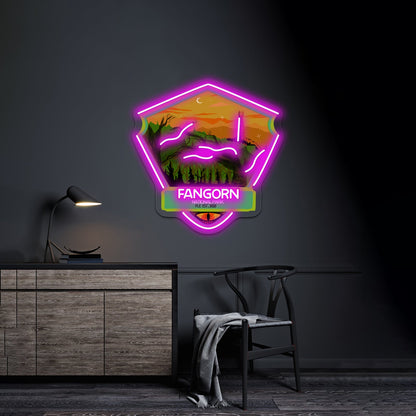 Fangorn Forest National Park Artwork Custom Neon Led Sign - Shineneon