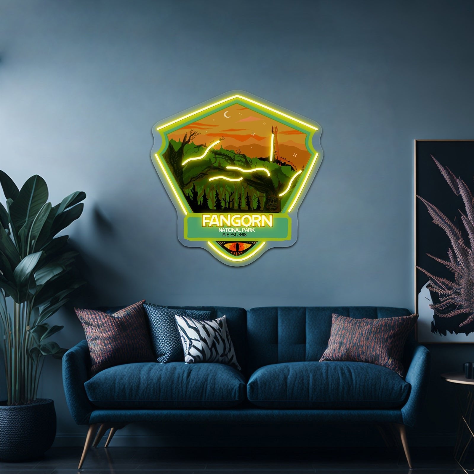 Fangorn Forest National Park Artwork Custom Neon Led Sign - Shineneon