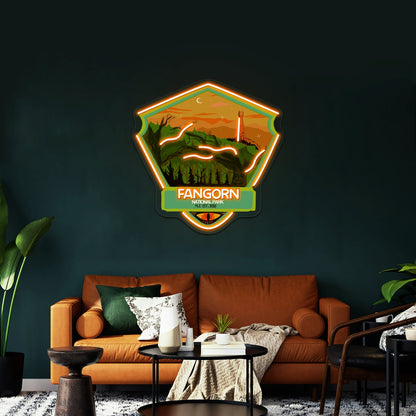 Fangorn Forest National Park Artwork Custom Neon Led Sign - Shineneon