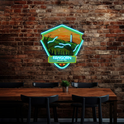 Fangorn Forest National Park Artwork Custom Neon Led Sign