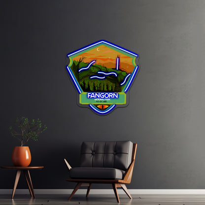 Fangorn Forest National Park Artwork Custom Neon Led Sign