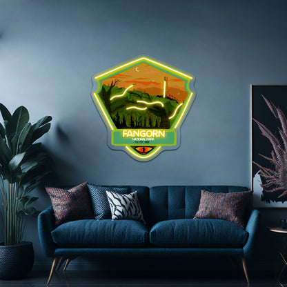 Fangorn Forest National Park Artwork Custom Neon Led Sign