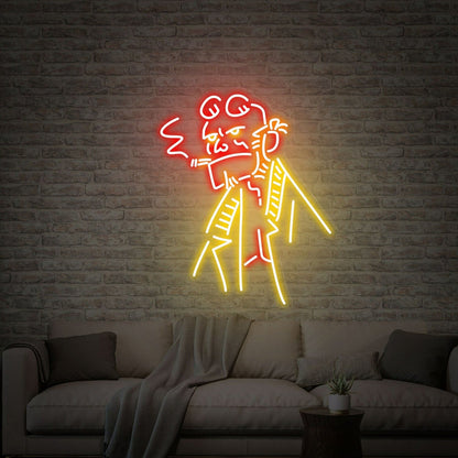 Fantastic Four Hellboy Led Neon Sign Wall Decor - Shineneon