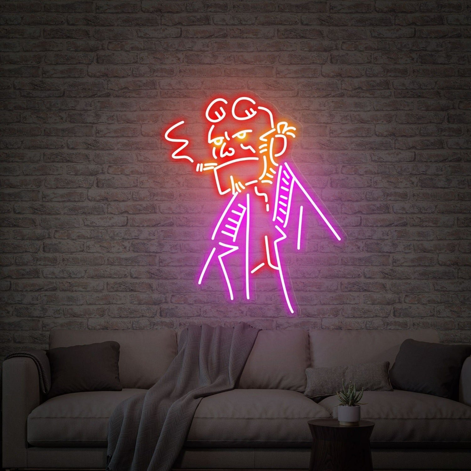 Fantastic Four Hellboy Led Neon Sign Wall Decor - Shineneon