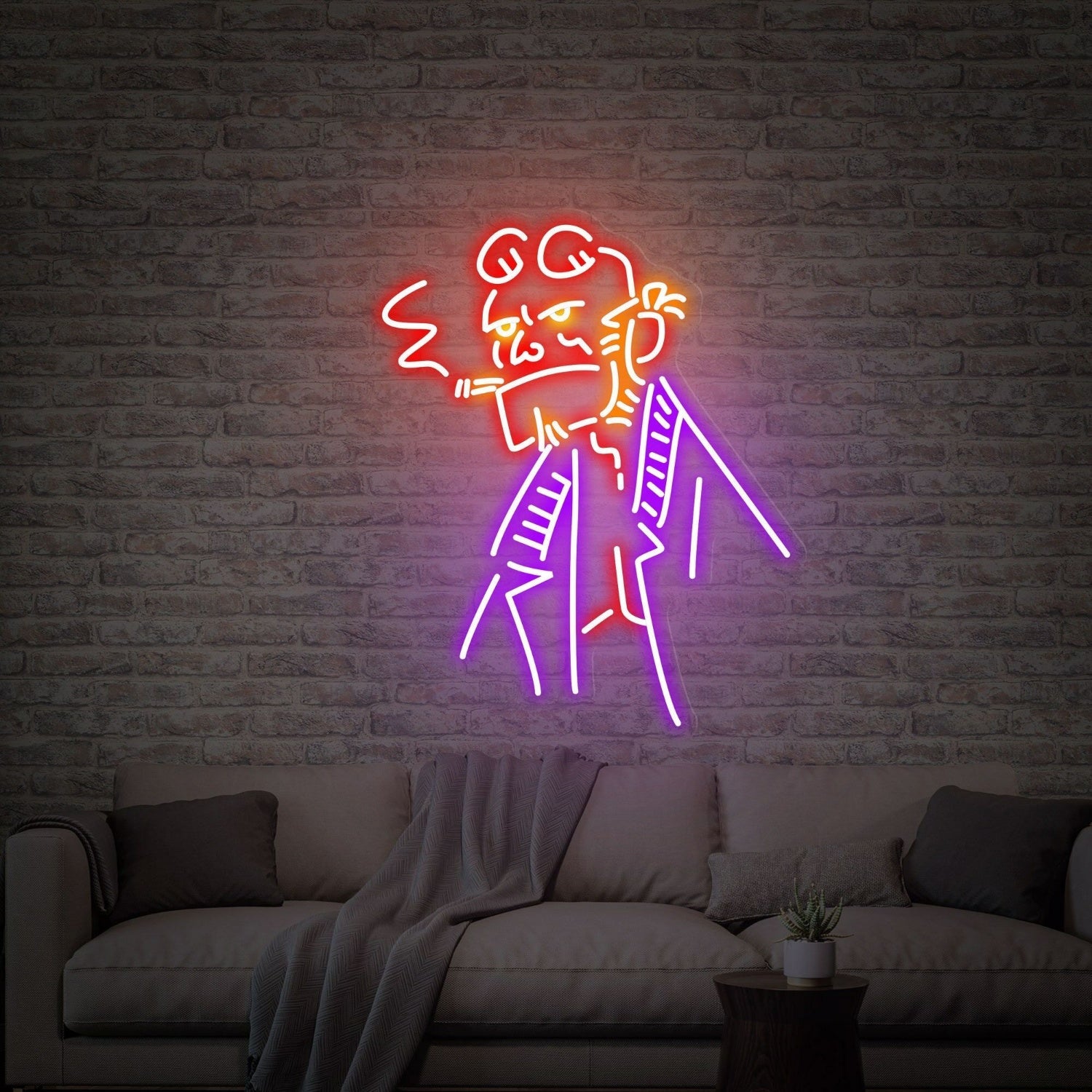 Fantastic Four Hellboy Led Neon Sign Wall Decor - Shineneon