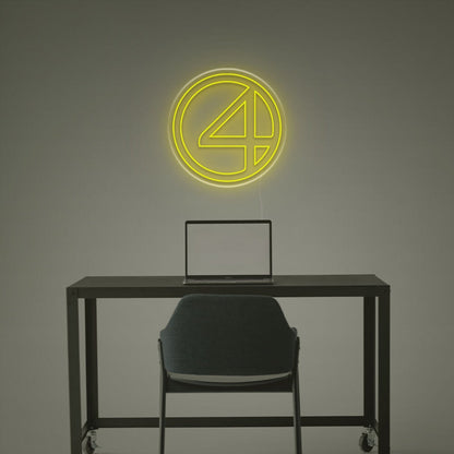 Fantastic Four Led Neon Sign For Bars Weddings - Shineneon